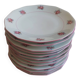 Splendid Set of 12 Vintage Octagonal Plates – Moulin des Loups Style
