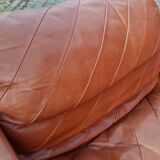 VIntage oxred leather lounge Chair Rolf Benz