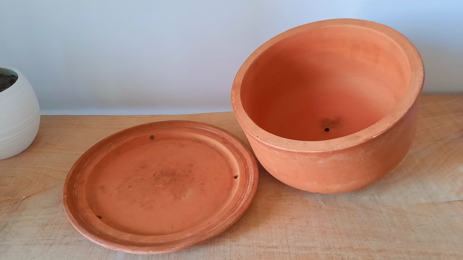 Terracotta butter bell