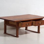 Antique Japanese coffee table with drawers – Showa period (c. 1926-1970) #65