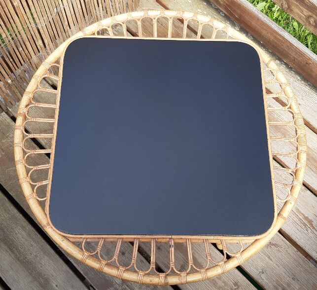 Rattan coffee table 1960