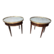 Paire de tables bouillotte Louis XVI