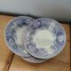 4 antique deep plates in ironstone
