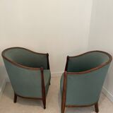 Pair of Art Deco armchairs - refurbished