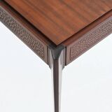 Vittorio Dassi style Italian coffee table in mahogany, Italy, 1960