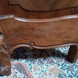 Rococo library in walnut