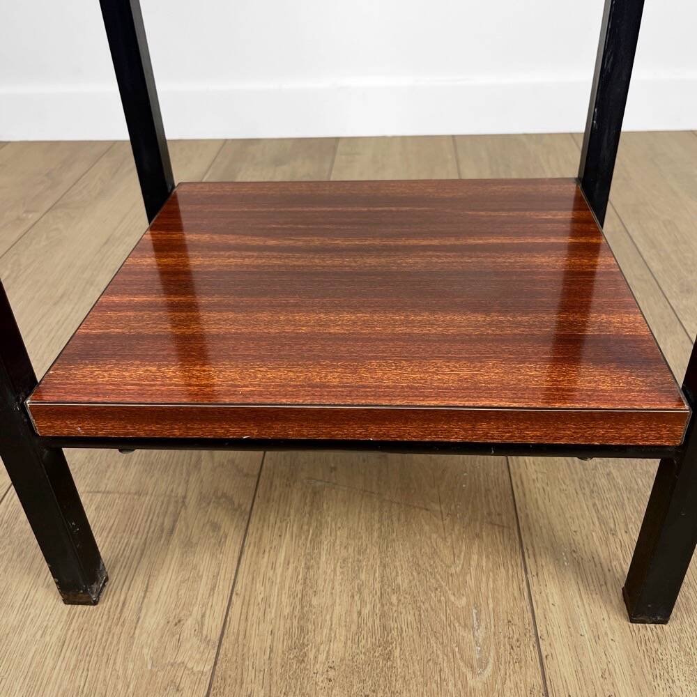 Meuble d'appoint design Formica et métal