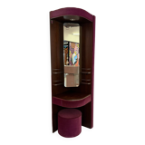 Pink velvet dressing table