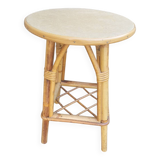 Vintage rattan stool