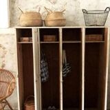 Locker room old wood