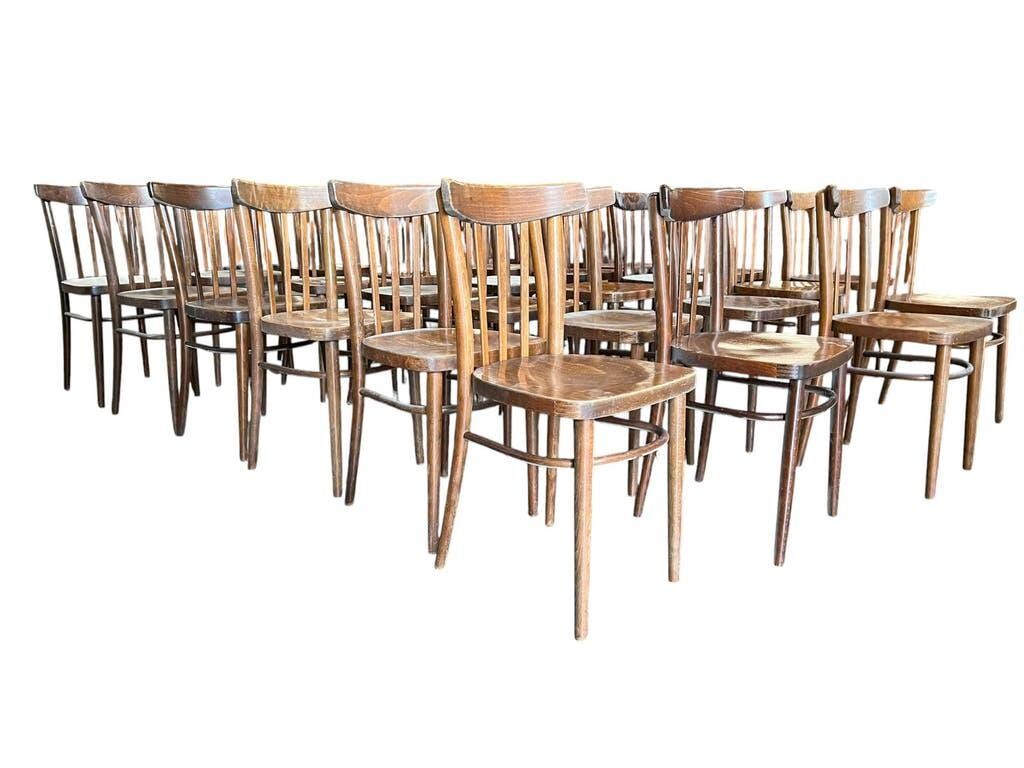 Chaise bistrot vintage en bois / chaise de café / chaise