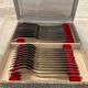 24 fish covers. Forks and knives . Stainless steel. Vintage