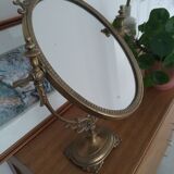 Brass psyche mirror