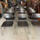 Set of 14 ebony Flötotto chairs