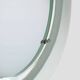 Wall mirror with curved glass frame by Metalvetro, 1970s