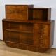 Rurka Glass Cabinet in Burl Walnut, Art Deco – 1940