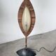 Lampadaire bronze et corde 1970