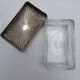 Glass and metal soap box