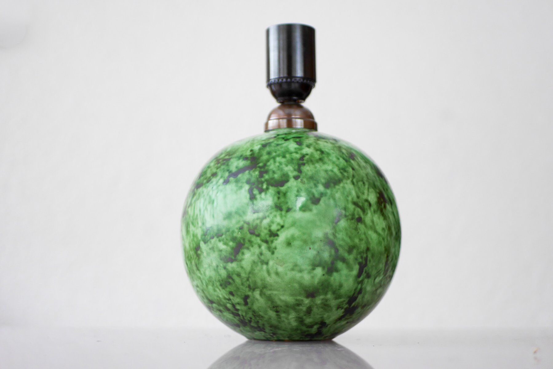 Scandinavian Art Deco table lamp in ceramic by Erik Mornils for Nittsjö, 1930s