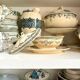 Clairefontaine iron earth gravy boat, “Antoinette” service