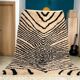 Decorated Berber rug 260cmx160cm