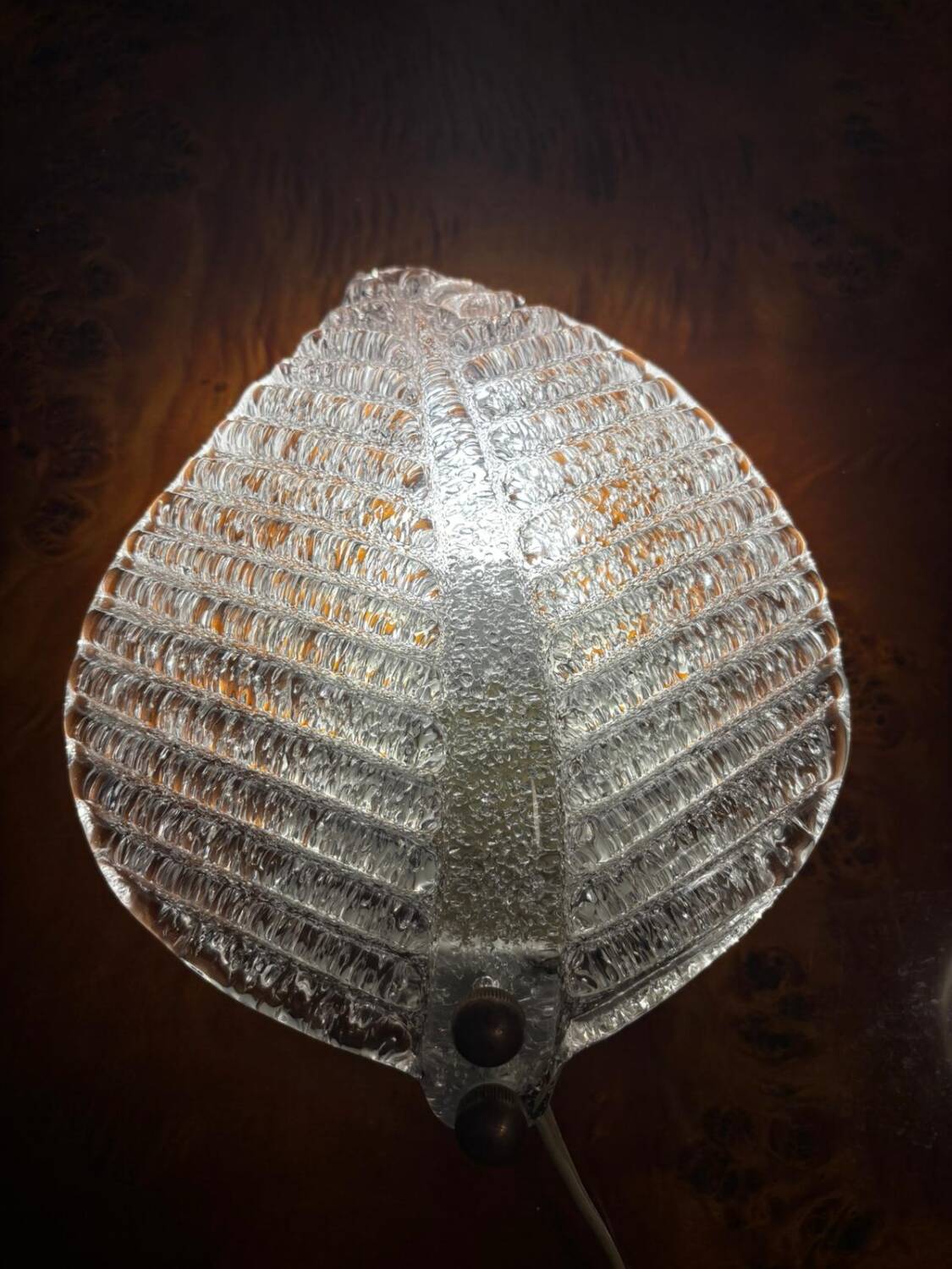 Murano wall light "leaf" by BAROVIER ET TOSO
