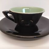 Set of 7 cups and saucers from the 50s.