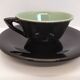 Set of 7 cups and saucers from the 50s.