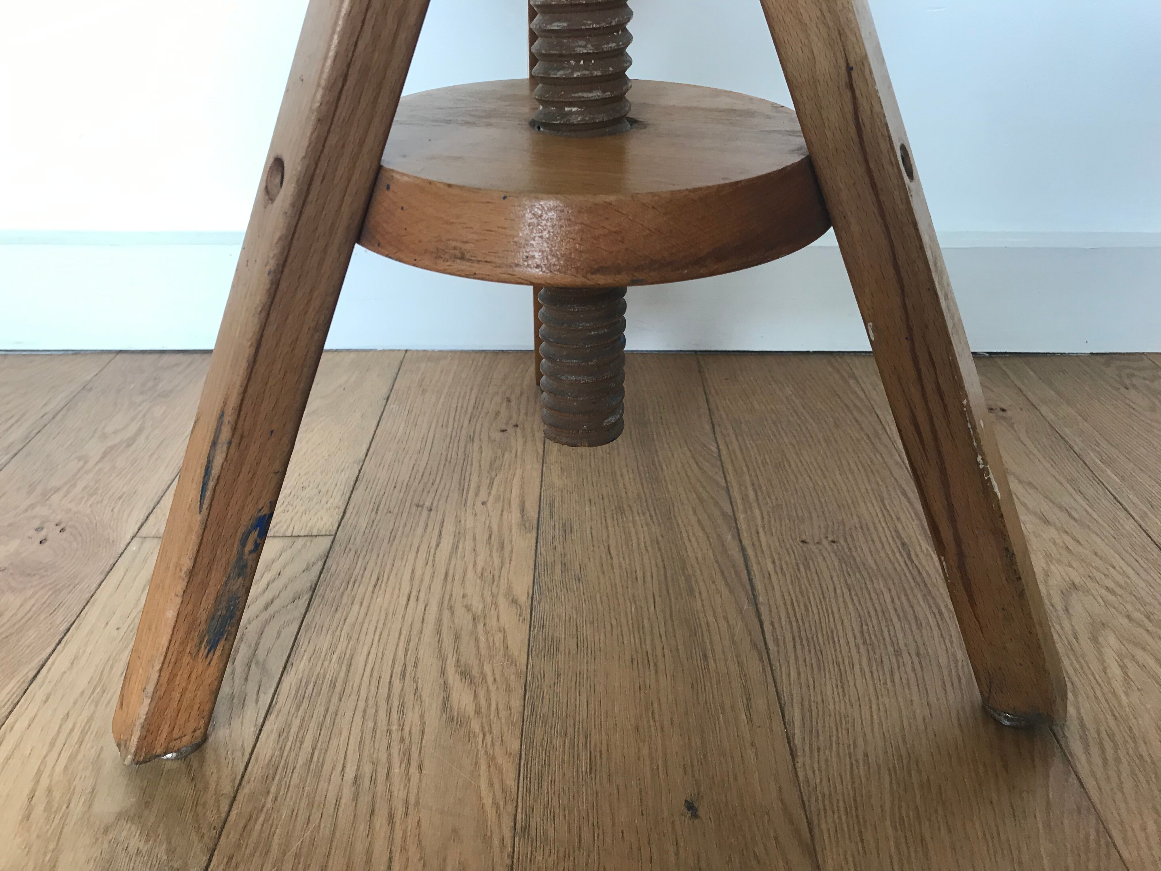 Architect wooden stool