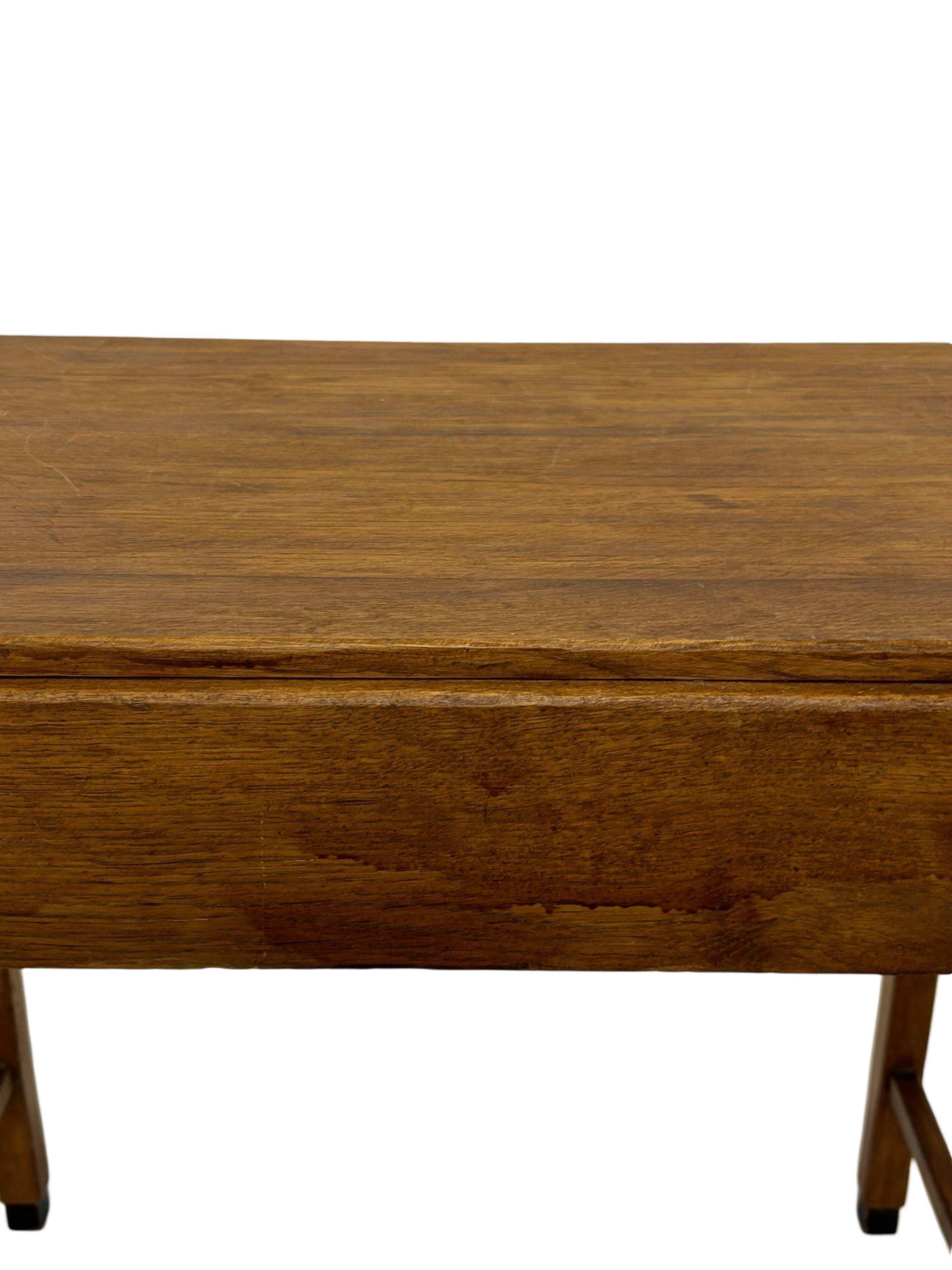 Art Deco Amsterdam School side table minimalist Design