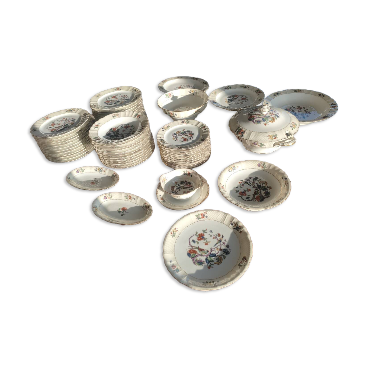 Bernardaud - Bengali - Set complet 59 pièces