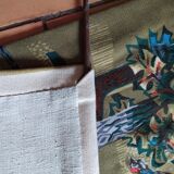 Silkscreened tapestry "The Forest" by Robert Debiève