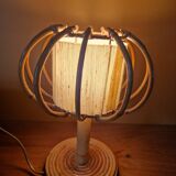 Louis Sognot (1892-1970) Table or bedside lamp - In rattan - 1960