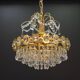 Brass chandelier, Danish design, 1970s, production: Denmark