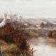 Oil on panel, nineteenth century