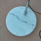 Chrome arc floor lamp
