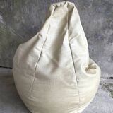 Pear-shaped armchair or pouf - vintage design 1980