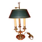 Lampe bouillotte de style Empire à 3 bougeoirs, années 70