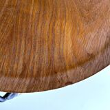 Vintage Scandinavian Serving Bar Cart with Teak Trays