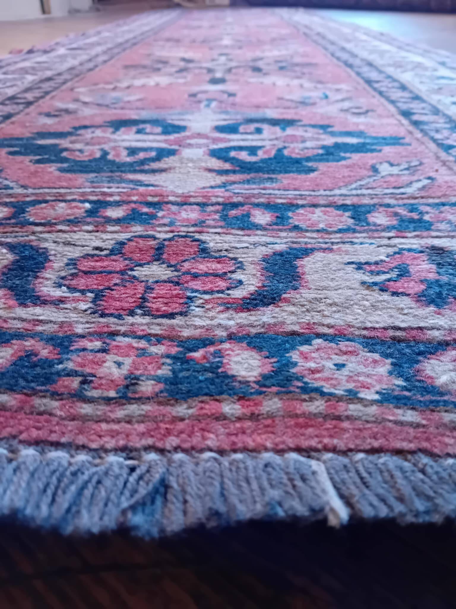 Handmade Pakistani Kazak Runner Rug 335x88cm