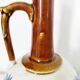 Saint Uze small vase / jug earthenware steel clay