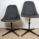 Chaise Eames Herman Miller - Fibre de verre pivotante réglable - 1960