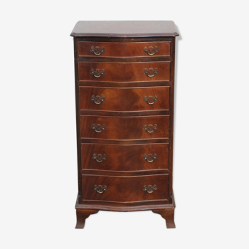 Mahogany chest of drawers 6 drawers 1960