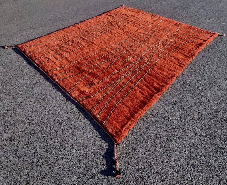 Mrirt rug, Moroccan Beni Ourain rug 150/250cm