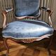 set of 4 Louis XV armchairs with queen's backs
