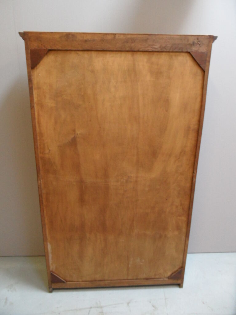 Vintage oak open bookcase