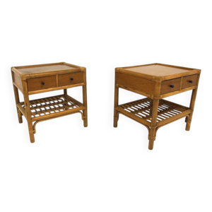 Set 2 tables chevet - 1960