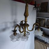 Chandelier bronze 4 lights