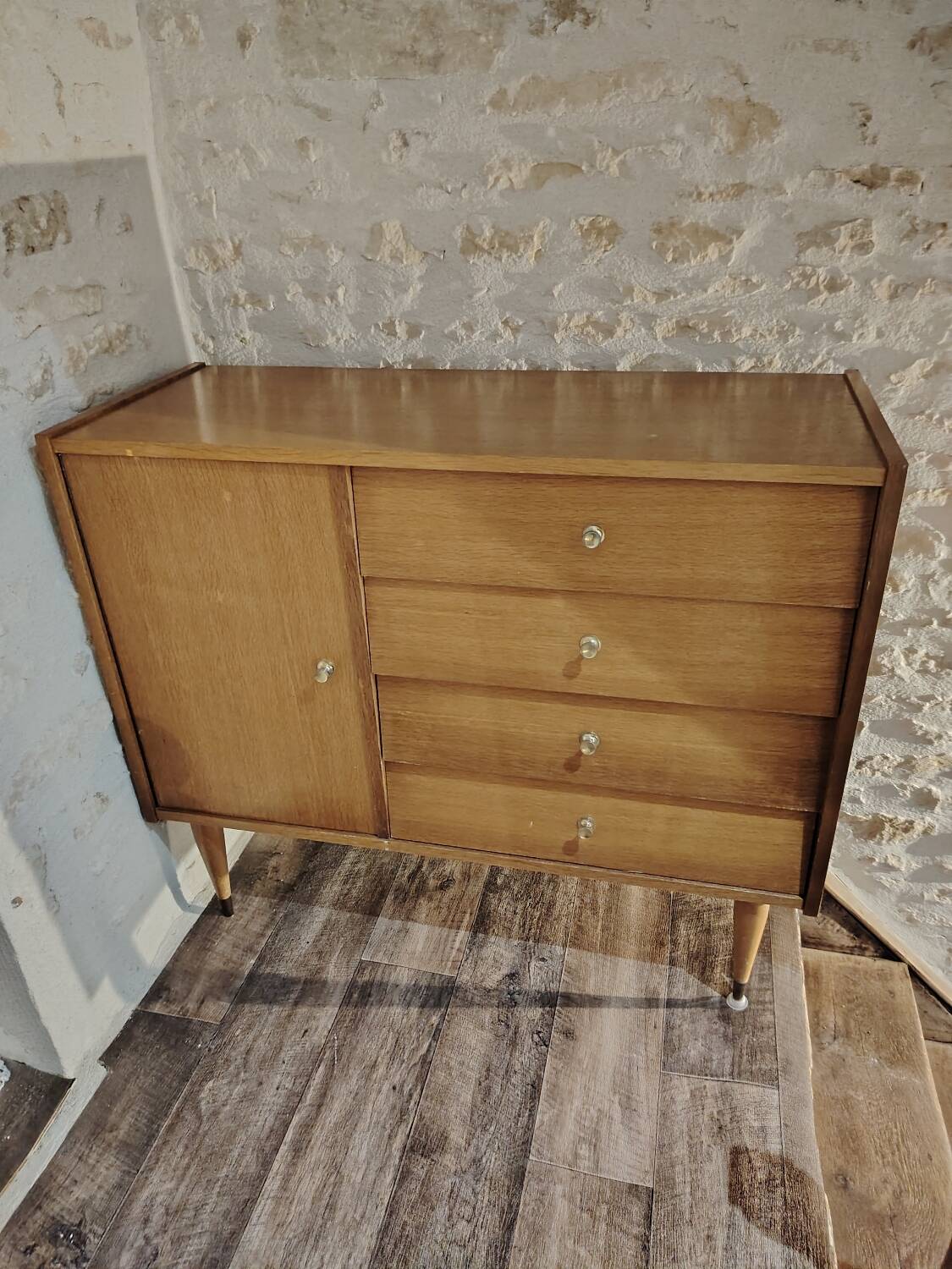Commode asymétrique 70's