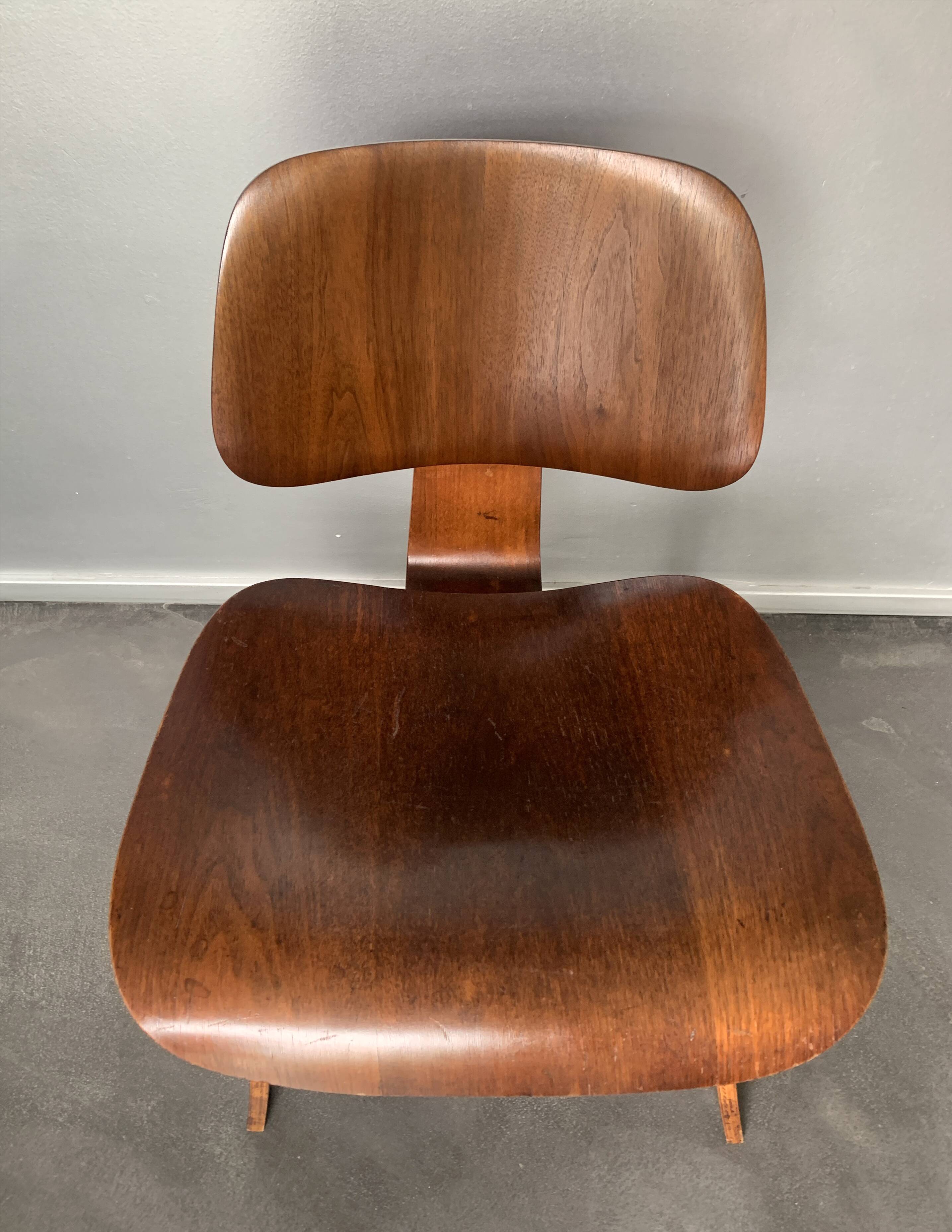 DCW Chair Charles & Ray Eames for Evans Plywood 1945, original label